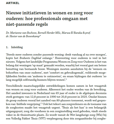 Artikel in Handicap & Recht